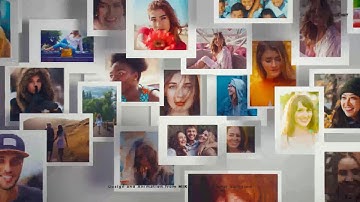 Multi Photo Frames Logo Opener | After Effects Project Files - Videohive template