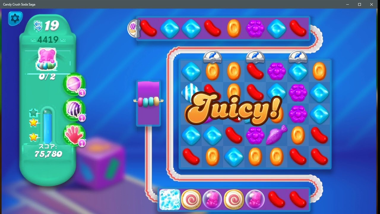 Candy Crush Soda Saga Level 4419 Youtube