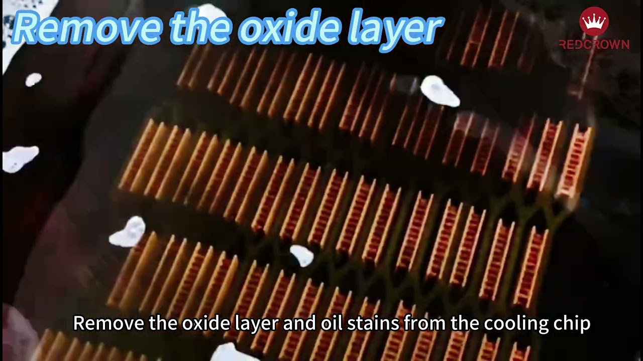 Remove the oxide layer
