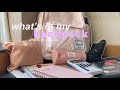 Whats in my school backpack herschel  senior in high school asmr