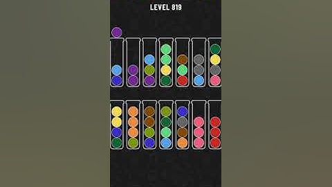 Ball sort level 819