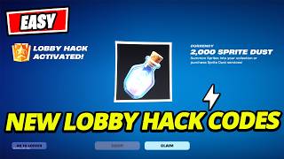 *NEW* FREE LOBBY HACK CODES ADDED!! 2000 Sprite Dust - Fortnite Secret Codes