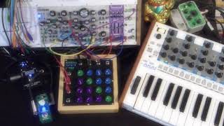 Modular synth and Passive Matrix Mixer weirdness (Ambient Soundscape 16)