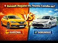 Renault Megane mı VS Toyota Corolla mı ? Bil bakalım hangisi kazandı ?