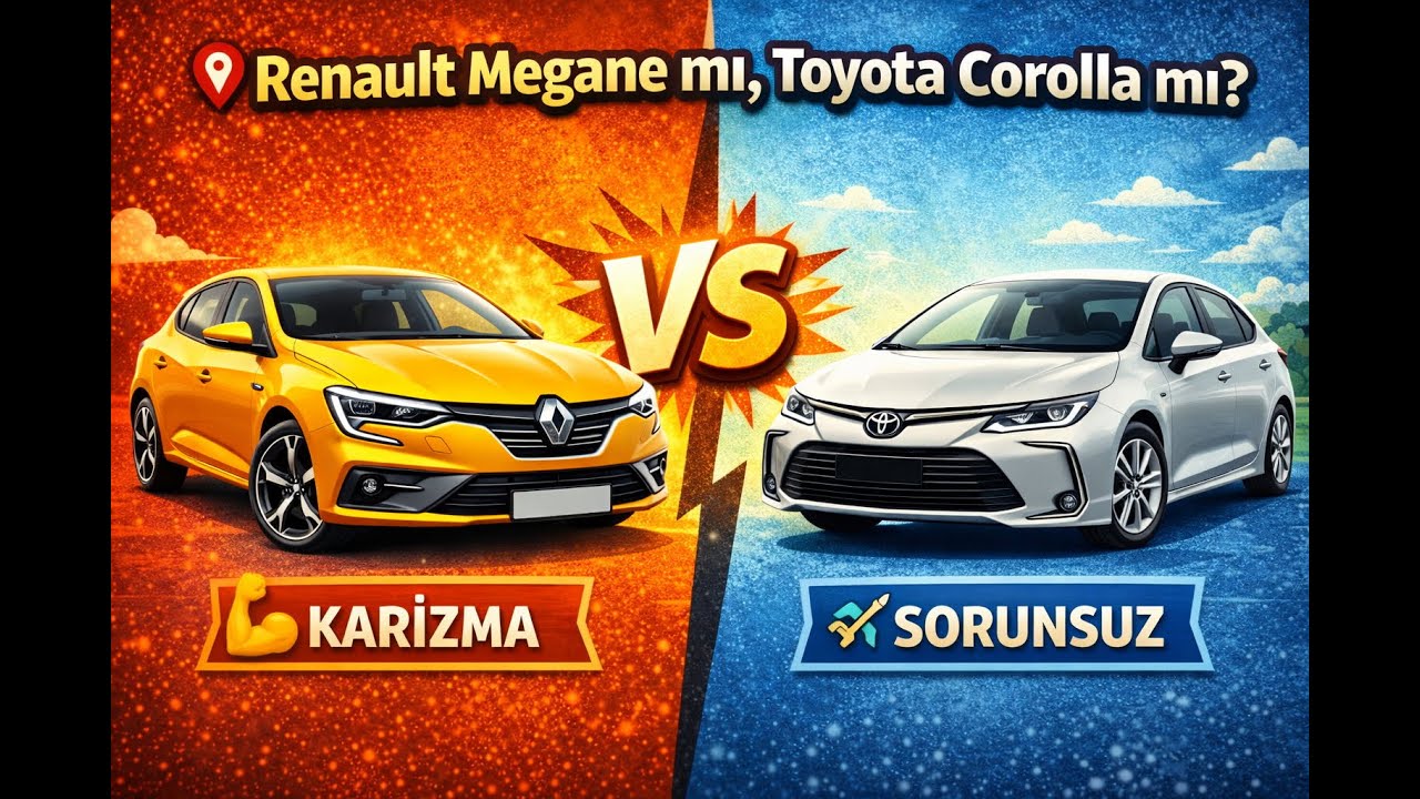 Renault Megane mı VS Toyota Corolla mı ? Bil bakalım hangisi kazandı ?