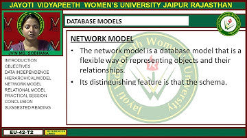 Jayoti Vidyapeeth - Faculty of Engineering and Technology - Database Models