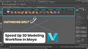Speed Up 3D Modeling Workflow in Maya with CUSTOM SHELF