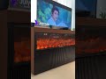 This TV Stand Has a Secret Surprise!#fireplace #lifttv #fireplacestand #tvstands #smartcabinet