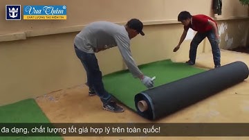 Hướng Dẫn Thi Công Cỏ Nhân Tạo Sân Vườn