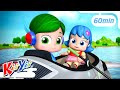 Row Row Row Your Boat 🚣‍♀️+ More | Best of KiiYii Songs | ABC and 123 | Nursery Rhymes &amp; Kids Songs