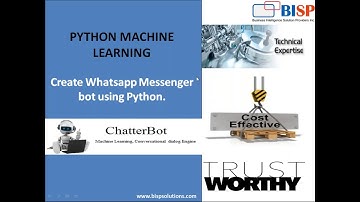 Python Whatsapp ChatterBot | Whatsapp Chatbot | Python Whatapp integration