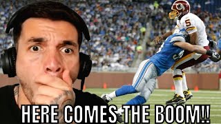 New Zealand Guy Reacts to HERE COMES THE BOOM! (Biggest Football Hits Ever)
