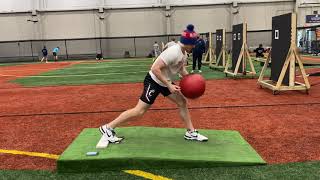 Mound Mb Split Stance Throws