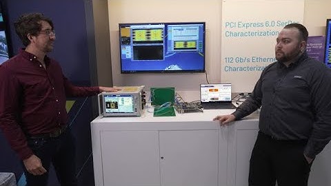 PCI Express Gen6 Rx Tektronix Demonstration