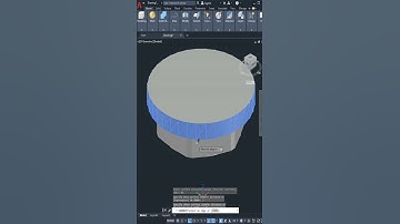 AutoCAD 3D, How to drawing connection union, 3D Modeling #shorts
