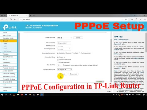 How to Configure PPPoE Connection in TP-Link Router | Technical Hakim