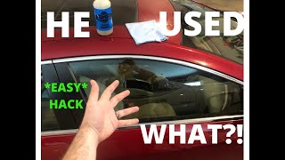 *How To Clean Your Car&#39;s Interior WINDOWS to a STREAK FREE Shine Like a Pro With This SIMPLE HACK!!*