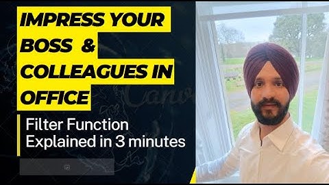 Excel Like a Pro : Essential Tips & Tricks! Filter Function with Examples