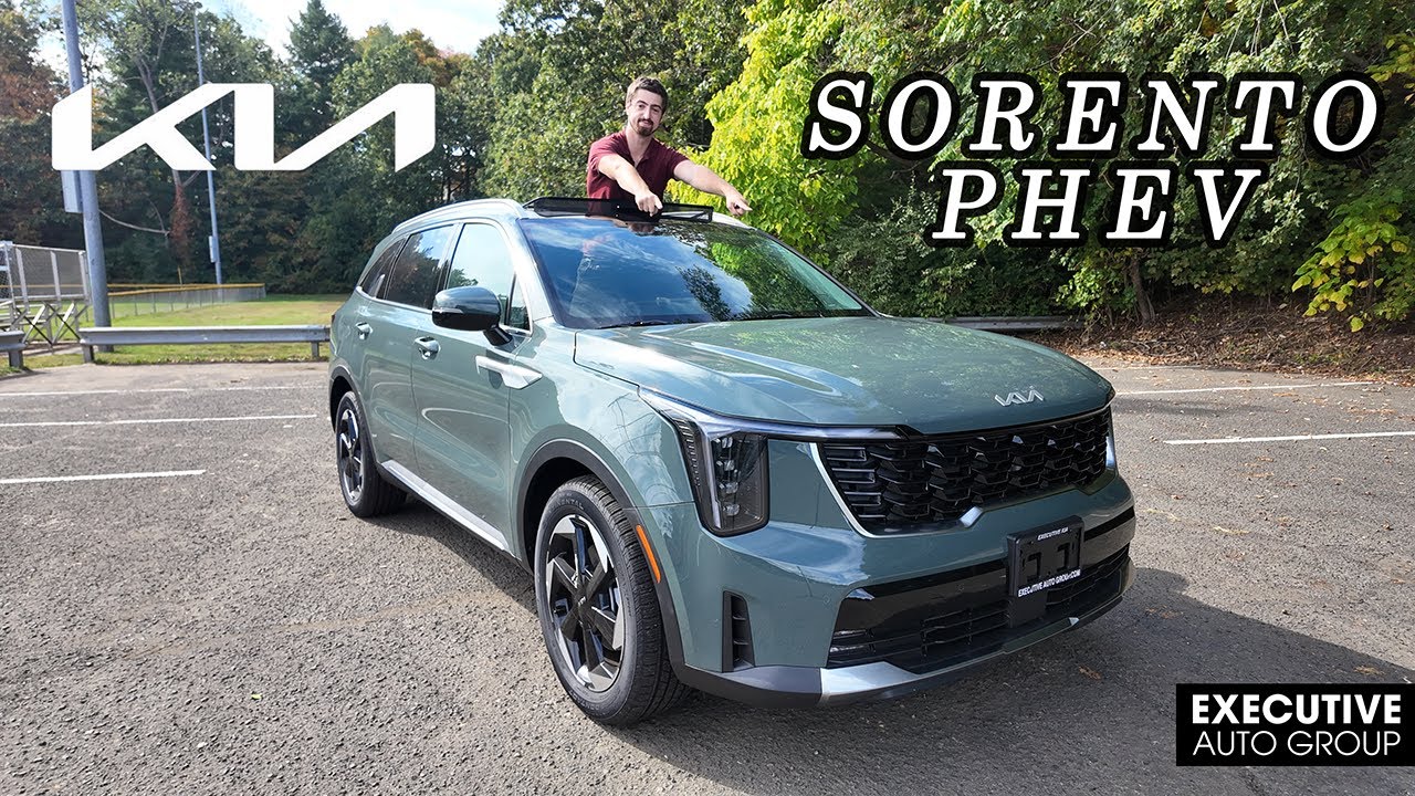 Kia Sorento EX PHEV 2025 года — самый эффективный 3-рядный автомобиль!