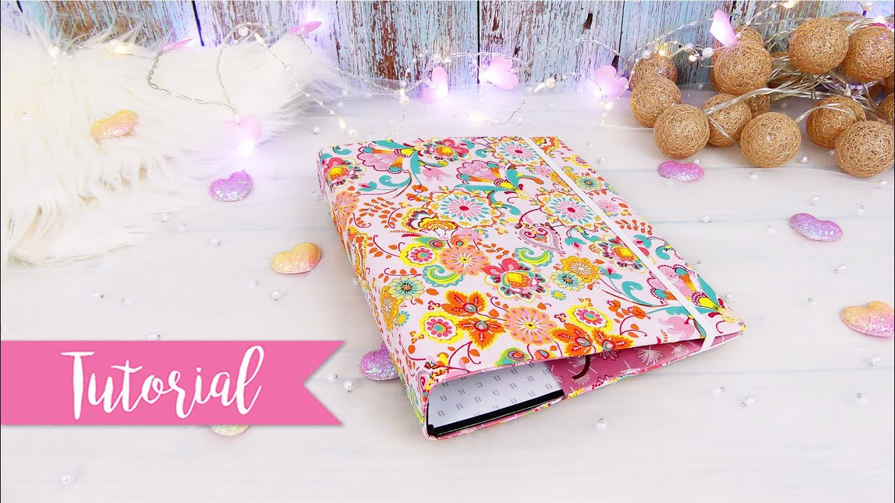 Copertina in Stoffa per quaderno anelli - DIY notebook fabric Cover