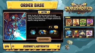 Subway Labyrinth / Map: Order Base / Junkworld