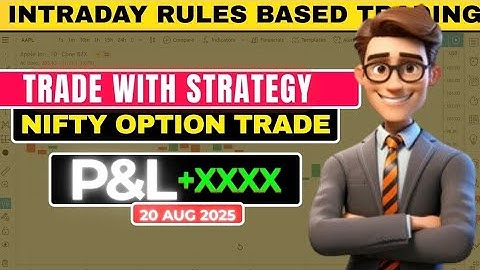 Intraday Trading Using Rule Based System 