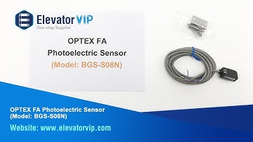 OPTEX FA Background Suppression Switch BGS-S08N, Photoelectric Sensor NPN with 2M Cables