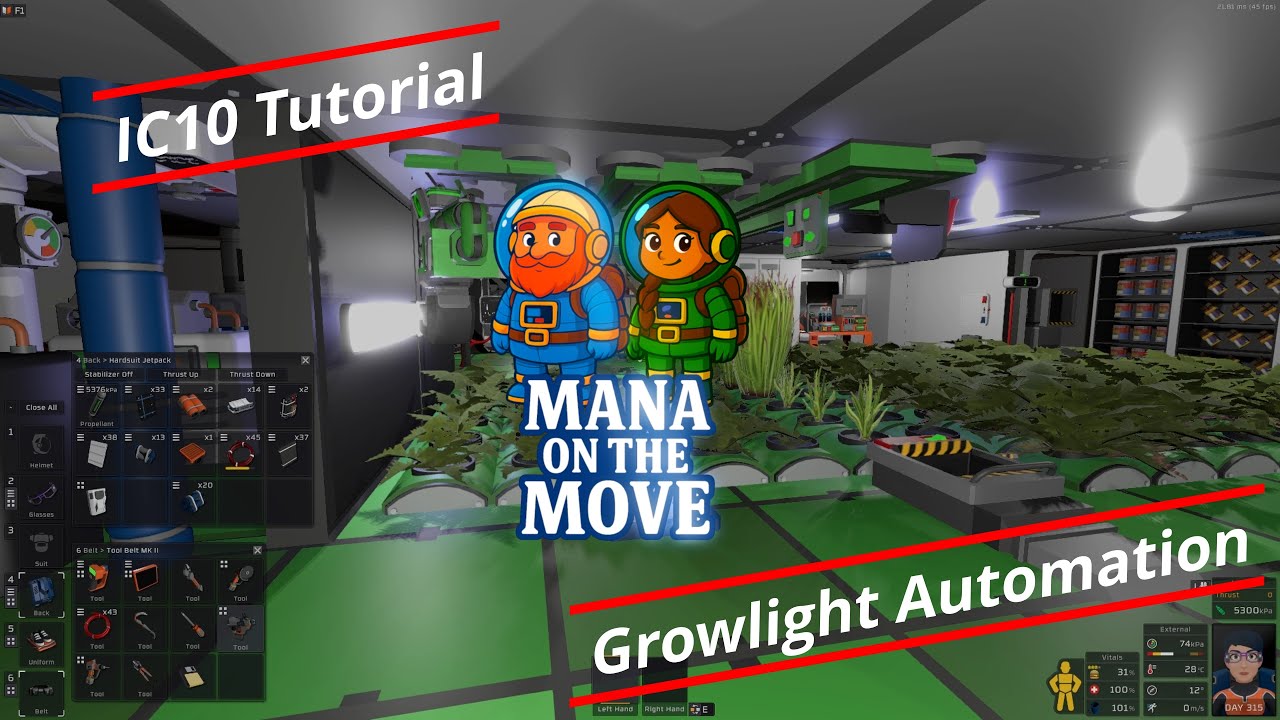 New Stationeers IC10 Grow Light Automation Tutorial