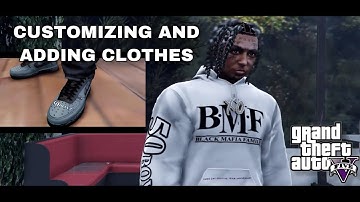 Customizing My Own BMF Hoodies & AF1 In GTA 5 RP (FiveM) | Quick Tutorial How To Add Custom Clothes