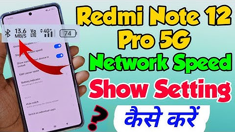 Redmi note 12 pro 5g me net speed setting kaise kare | Redmi note 12 pro 5g Network Speed Setting