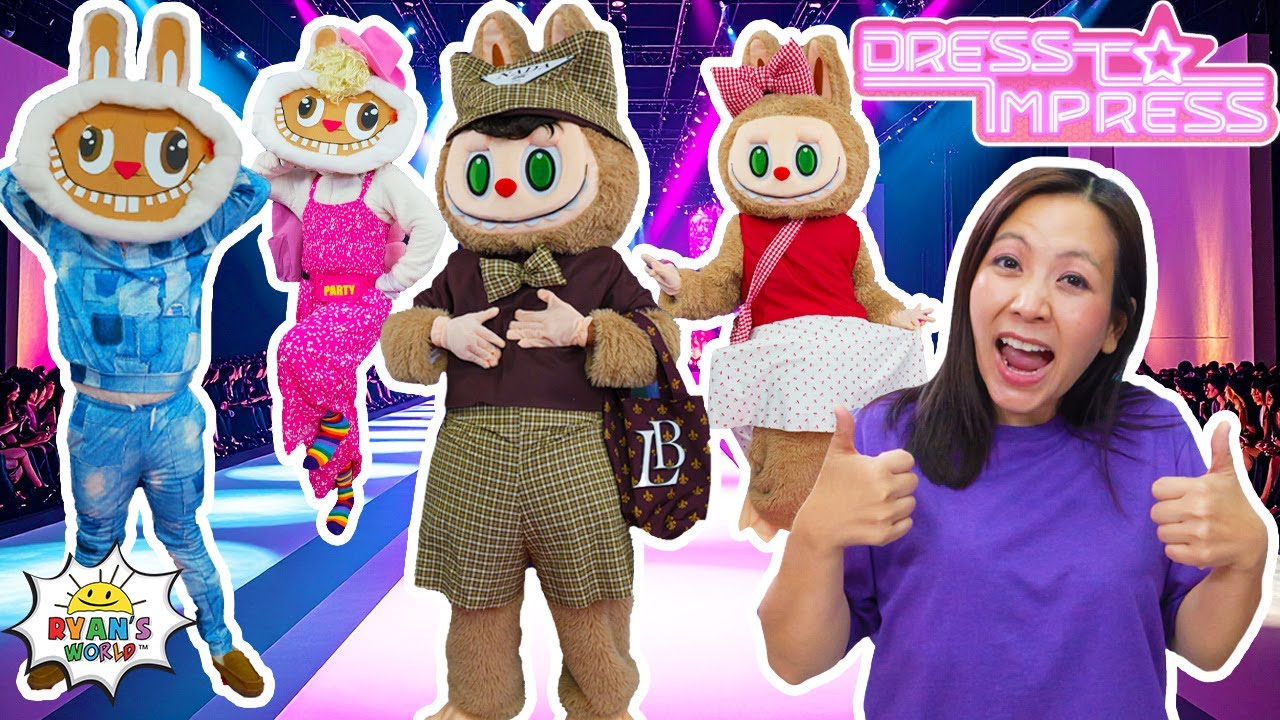 We Play Dress to Impress IRL! Giant Fashion Show Challenge!