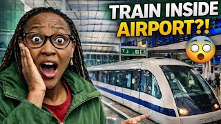 Inside Hong Kong International Airport | Train Inside the Airport?! 😳✈️