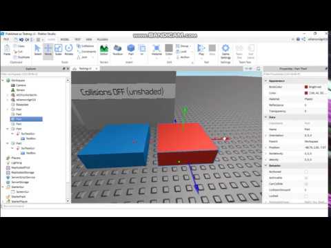 How To Move Objects Through Each Other Roblox Studio Youtube - roblox studio camera wont move