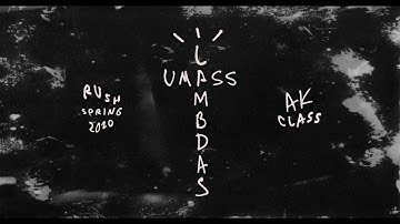 UMass Lambda Phi Epsilon Rush Spring 2020