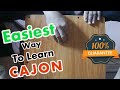 How to play Cajon for beginners (Made Easy) - TIPS