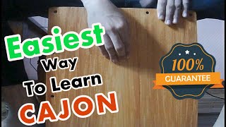 How to play Cajon for beginners (Made Easy) - TIPS