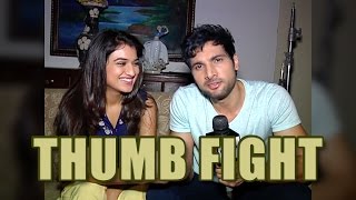 Aham and Monica aka Arjun and Radhika of Manmarziyaan take up thumb fight