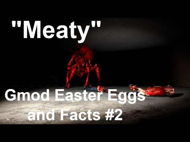 Gmod Easter Eggs and Facts #1 The G-man Apparition on Nester 