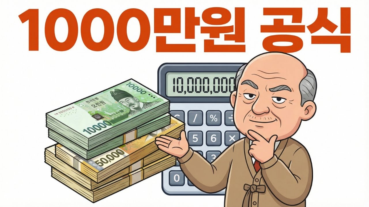 1,000만 원 저축 공식 (평범한 월급으로도 됩니다)