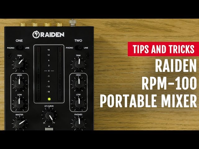 RAIDEN portable fader