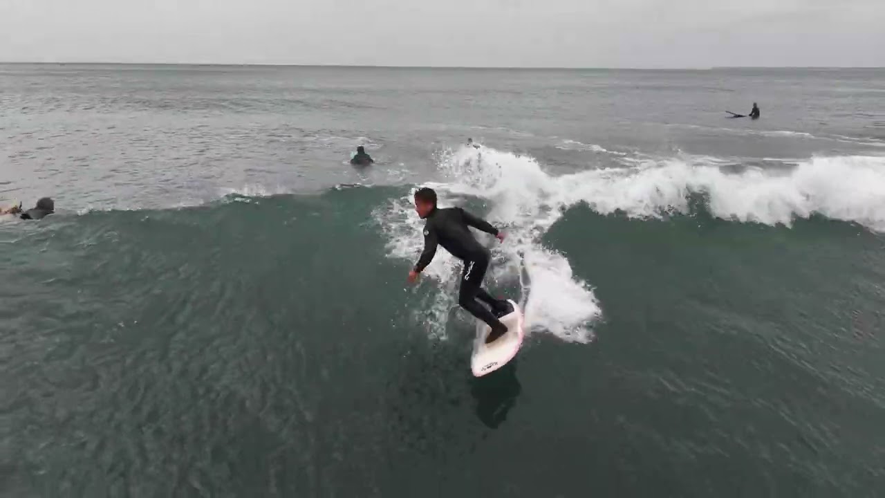 【本日のモデルさん】2026/1/11 静波新堤　（Shizunami Beach in Japan ／ view of Mt. Fuji／Surfing drone videos）