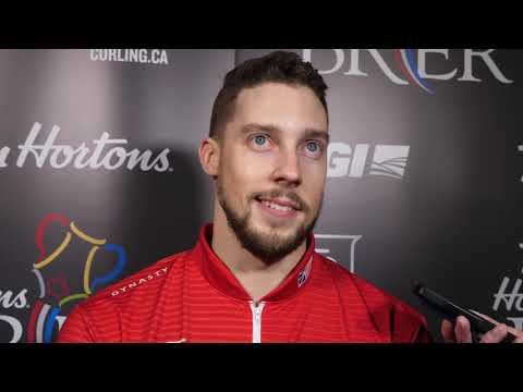 2020 Tim Hortons Brier - Media Scrum - Semi Final