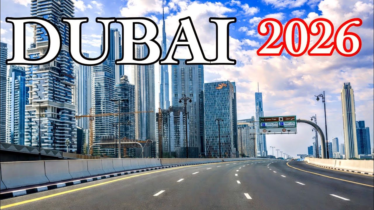 Dubai Drive 2026🇦🇪Downtown- United Arab Emirates