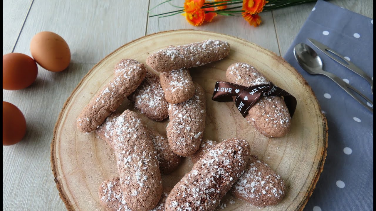 Biscuit cuillère chocolat - Recette facile