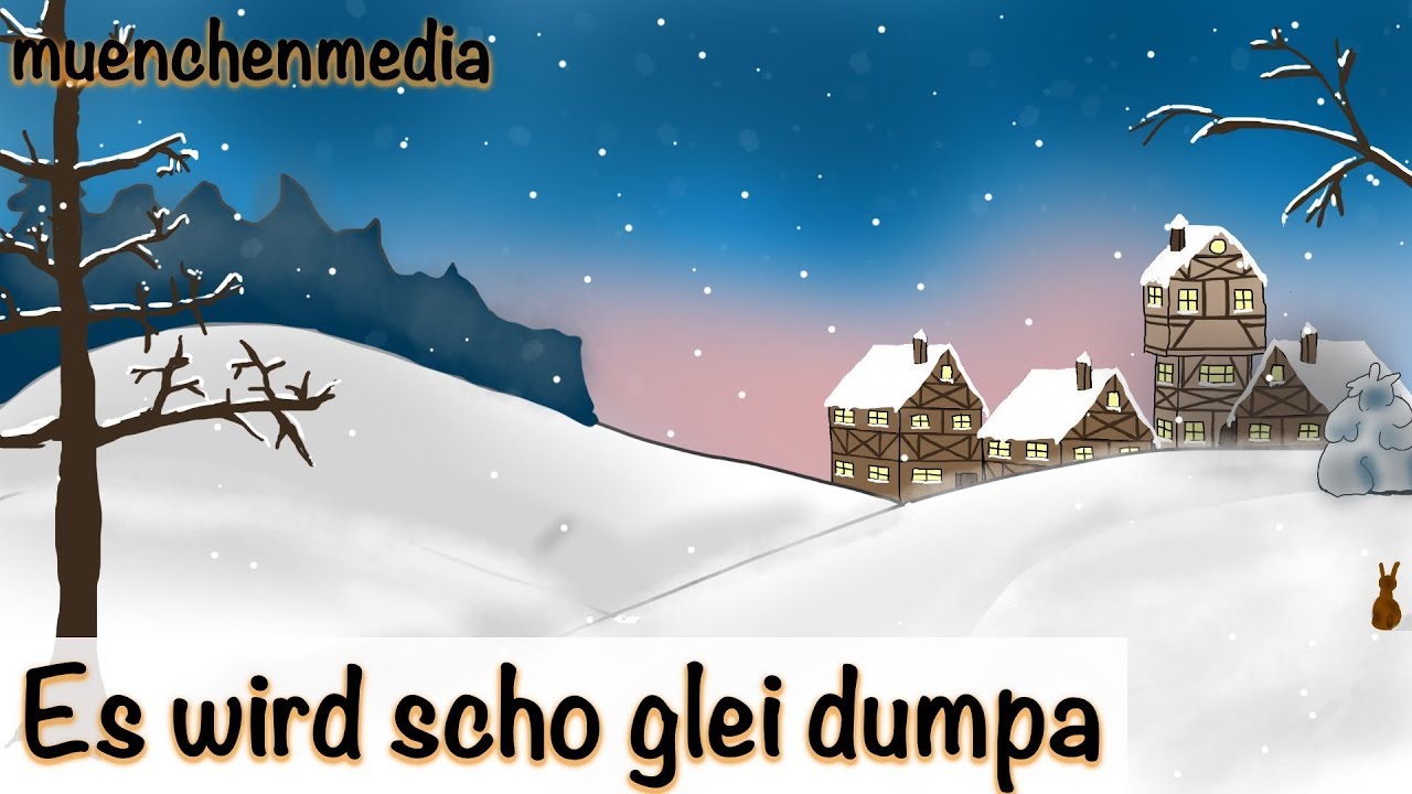 🌛 Es wird scho glei dumpa - Weihnachtslieder deutsch | Schlaflieder deutsch - muenchenmedia