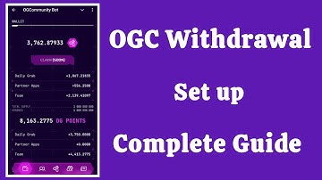 OGC Withdrawal | OGC Withdrawal To Bitget Exchange | OGC Withdrawal Method