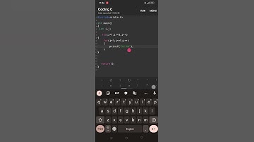 Nested for Loop in C program #clanguage #learncode #basicofcoding #tutorial #nestedforloop
