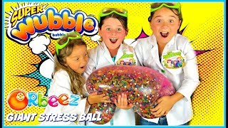 DIY GIANT SQUISHY STRESS BALL!  Giant Wubble Bubble Orbeez Stress Ball