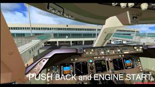 FLIGHT DOCUMENT 新千歳ー羽田　FS2004 B747-400D PART1