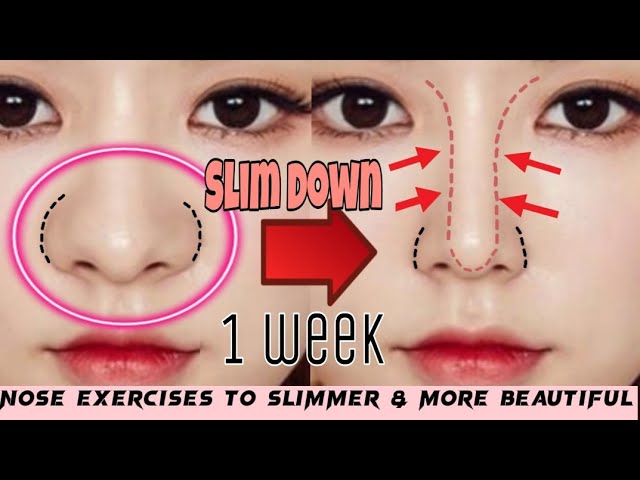 5 Min] Nose Exercises To Slimmer & More Beautiful in 1 Week